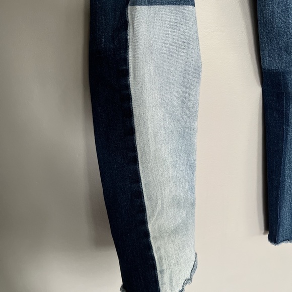 Patch cropped wide leg jeans - Picture 4 of 4